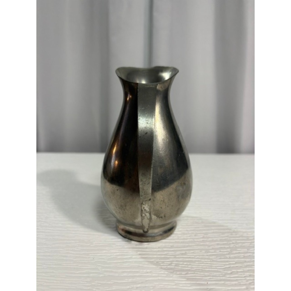 Vintage Royal Holland Pewter K.M.D. Tiel Pitcher Daalderop Holland 6.5" S0046 - Picture 4 of 8